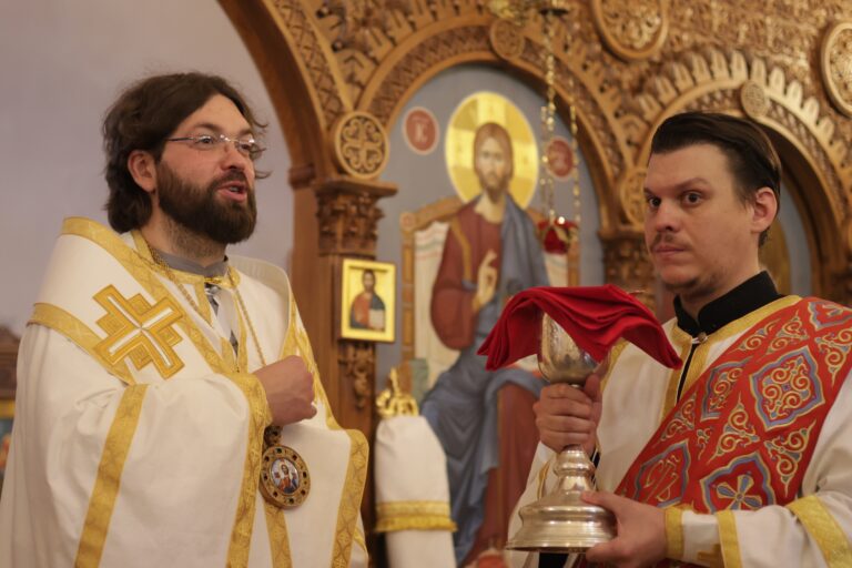 Епископ Иларион совершил Божественную литургию в храма святого великомученика Димитрия Солунского