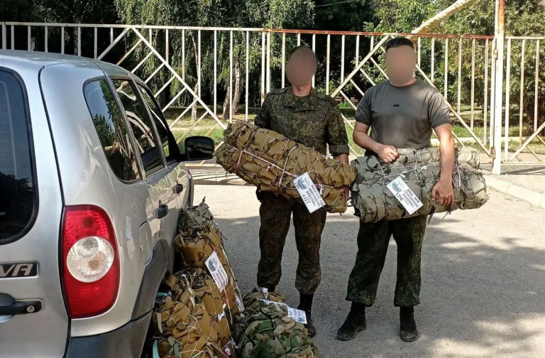 Храм Александра Невского и Боспорское братство передали медикаменты и маскировочные сети военнослужащим Пограничной службы